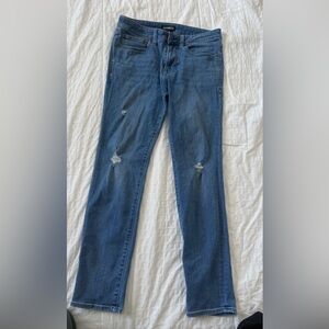 Express Men's skinny Slim Fit Distressed Blue Jeans 30X30 M